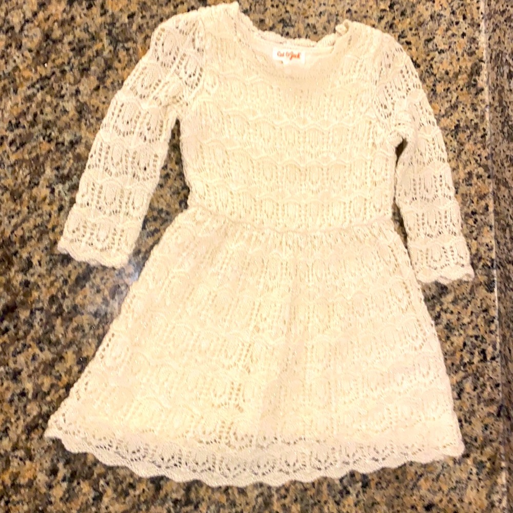 Cat &Jack cream formal dress